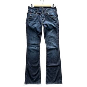 Hudson Jeans Women’s 27 Dark Wash W170DHA Signature Flap Cotton Blend U.S. Made